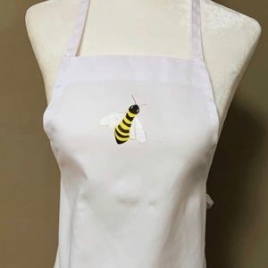 New Kids Childs Apron with Bumblebee Appliqué